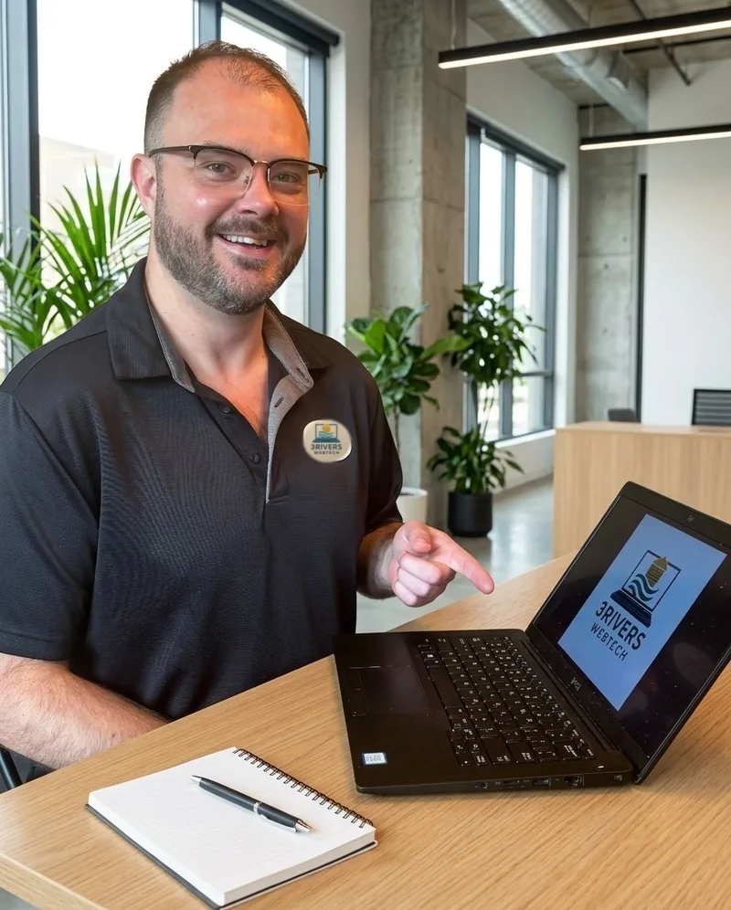 Nathan Thornhill, founder of 3Rivers WebTech in Fort Wayne